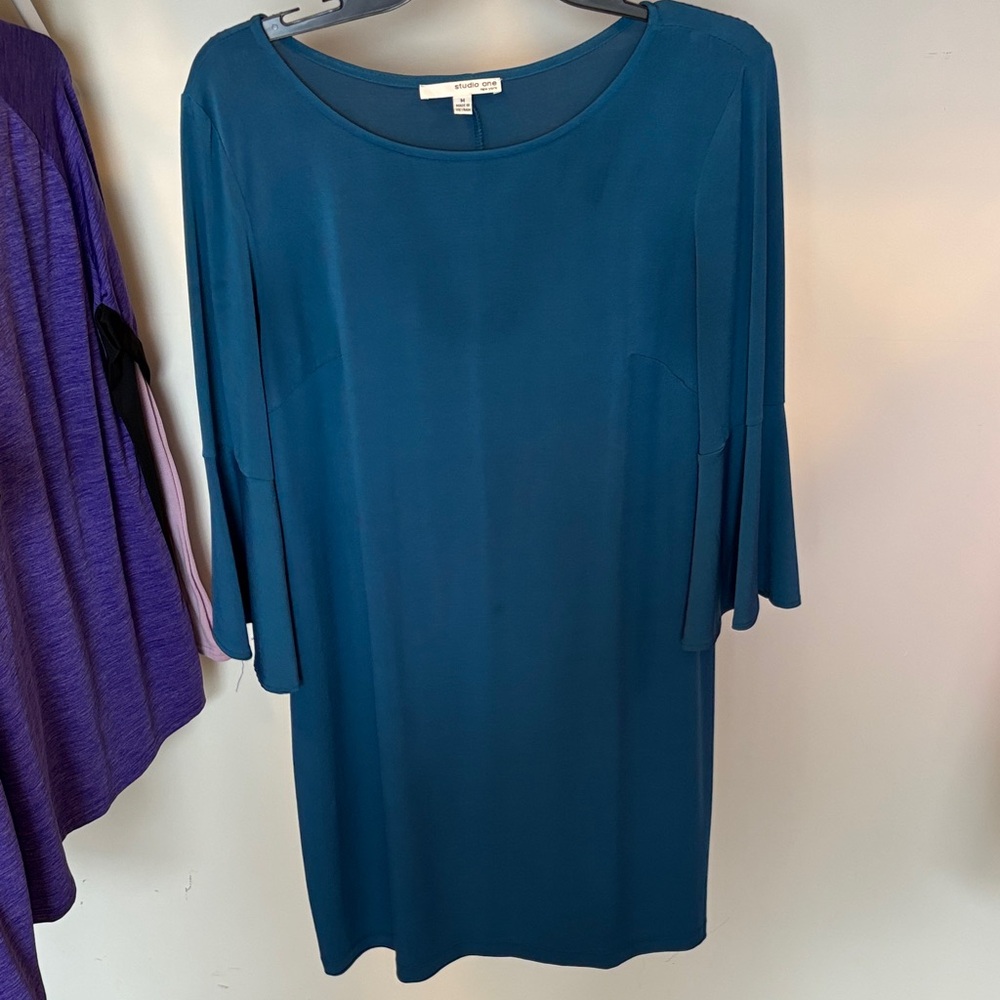 Studio One Blue Long Sleeve Top